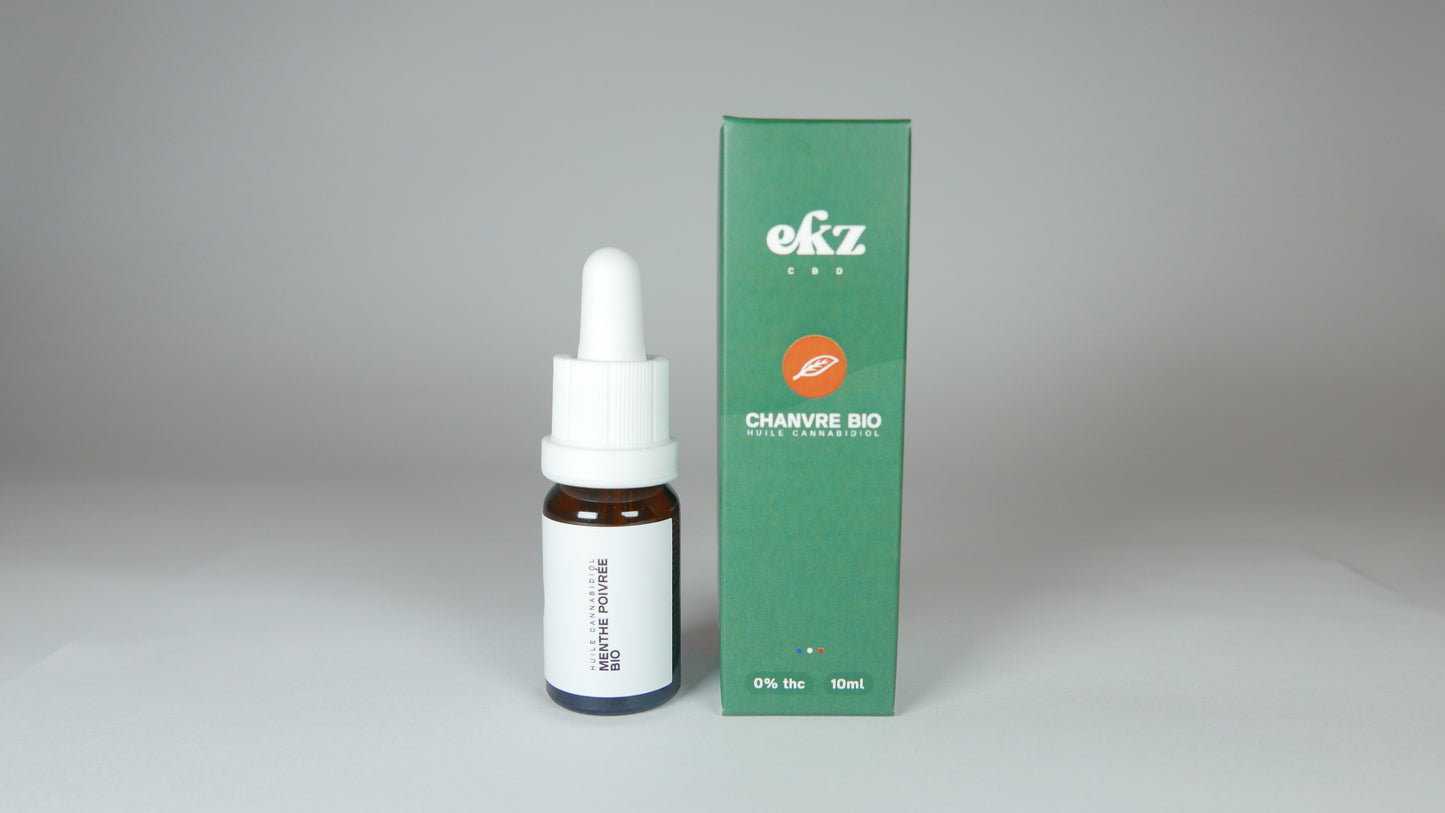 Huile Cannabidiol menthe poivrée BIO