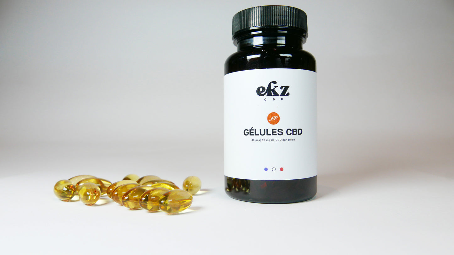 Gélules 50mg CBD x Mélatonine