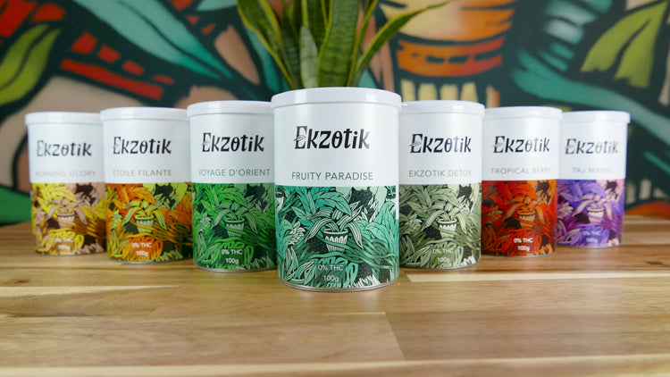 Les thés et infusions au CBD selon Ekzotik !