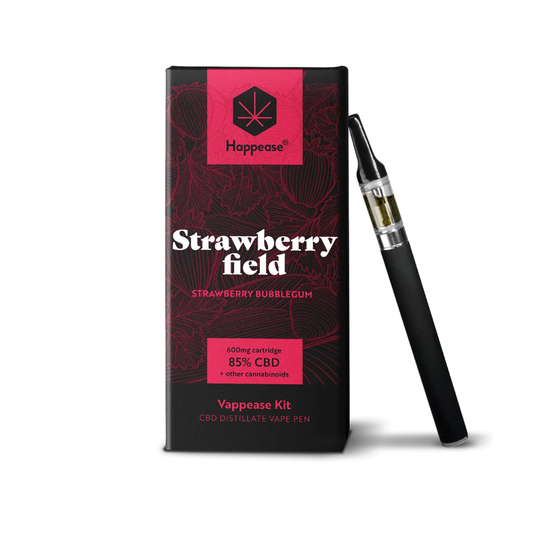 Vape CBD Starter Kit Happease Strawberry Field
