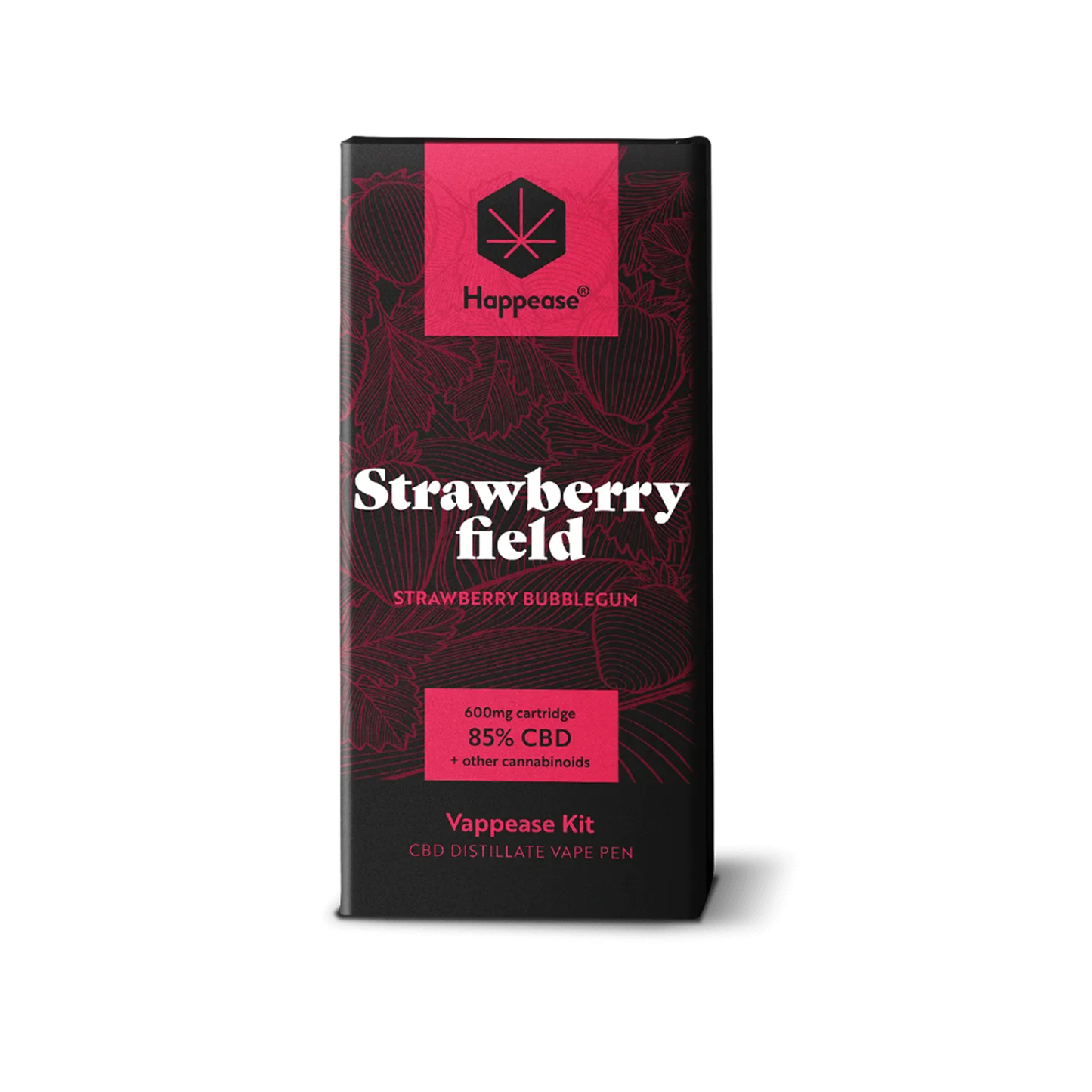 Vape CBD Starter Kit Happease Strawberry Field