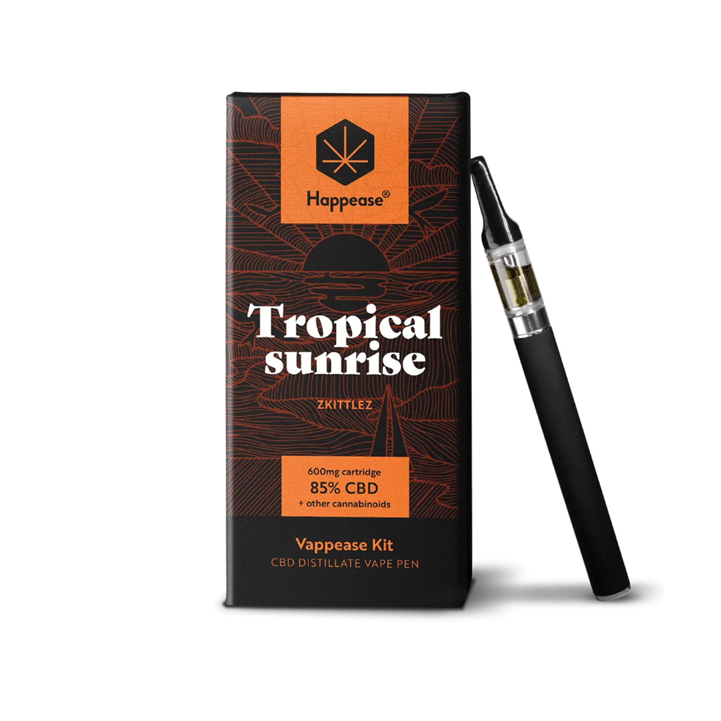 Vape CBD Starter Kit Happease Tropical Sunrise