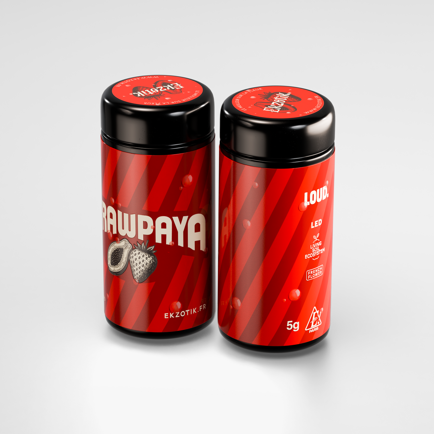 Strawpaya Jars de 5 grammes